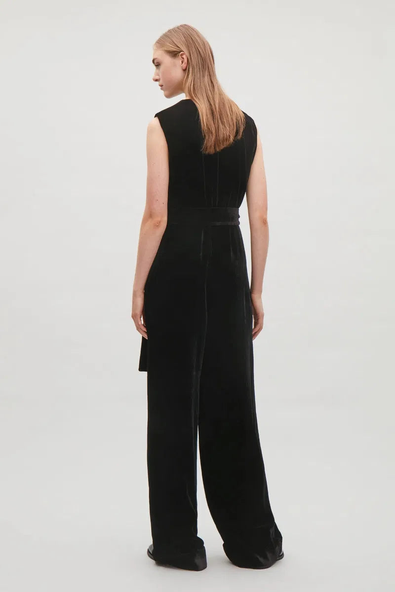 Cos Velvet Jumpsuit / Size 34