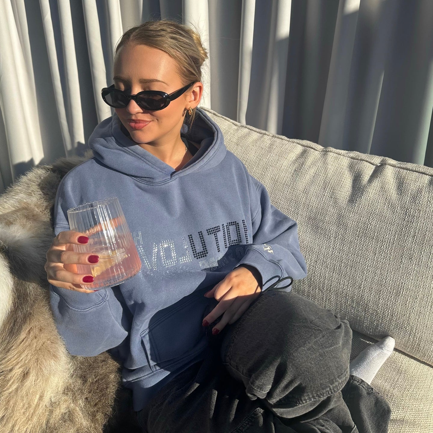 With Love Bean Hoodie / Size Large