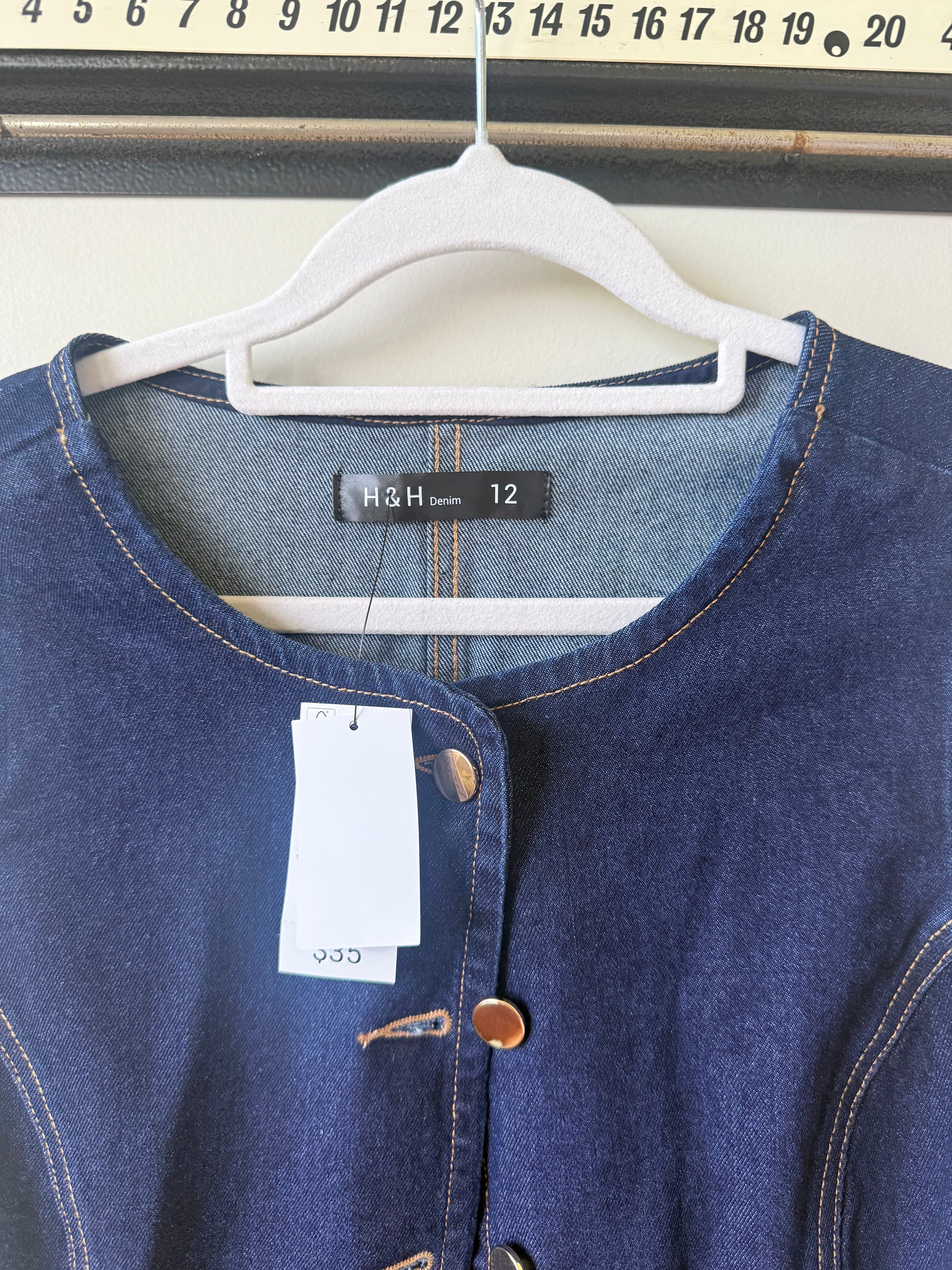 Denim Top / Size 12