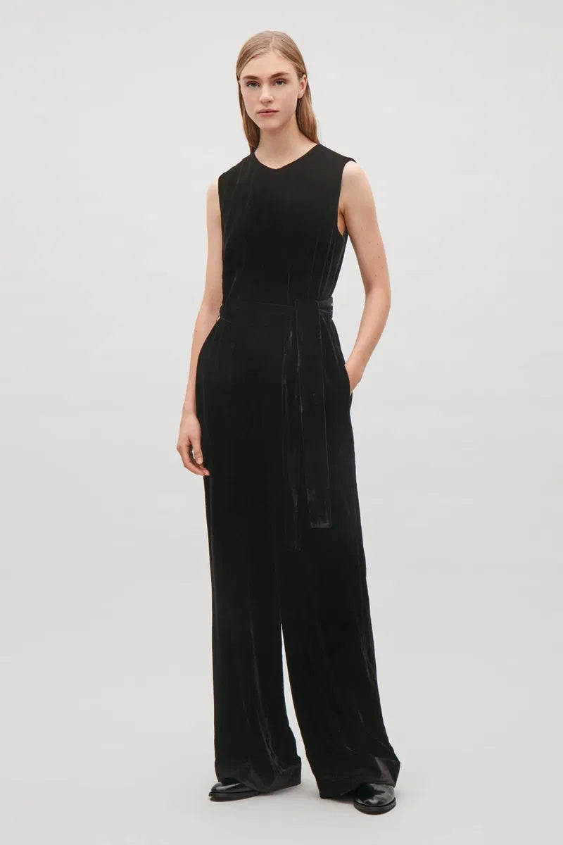 Cos Velvet Jumpsuit / Size 34