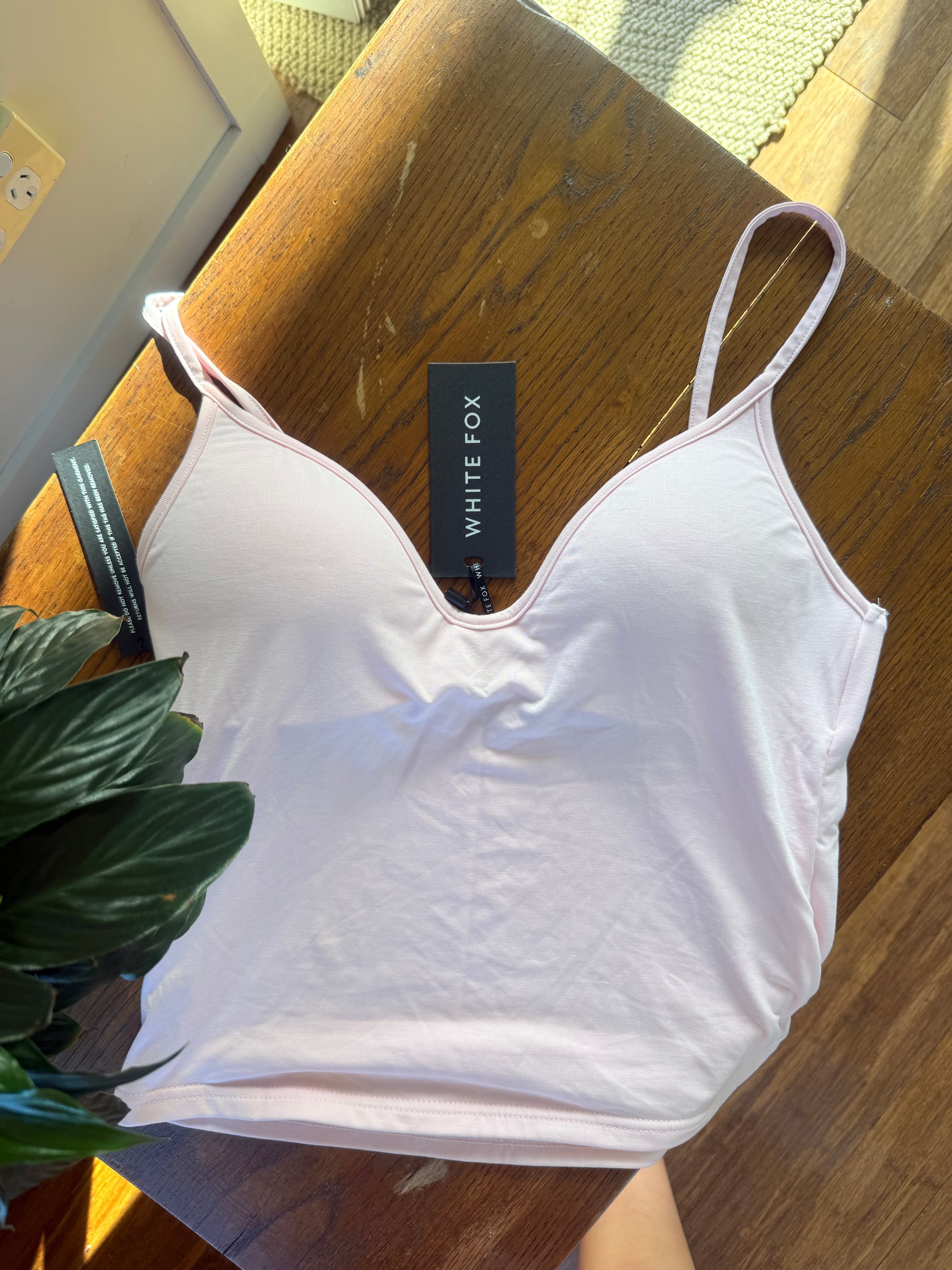 White Fox Top / Size L