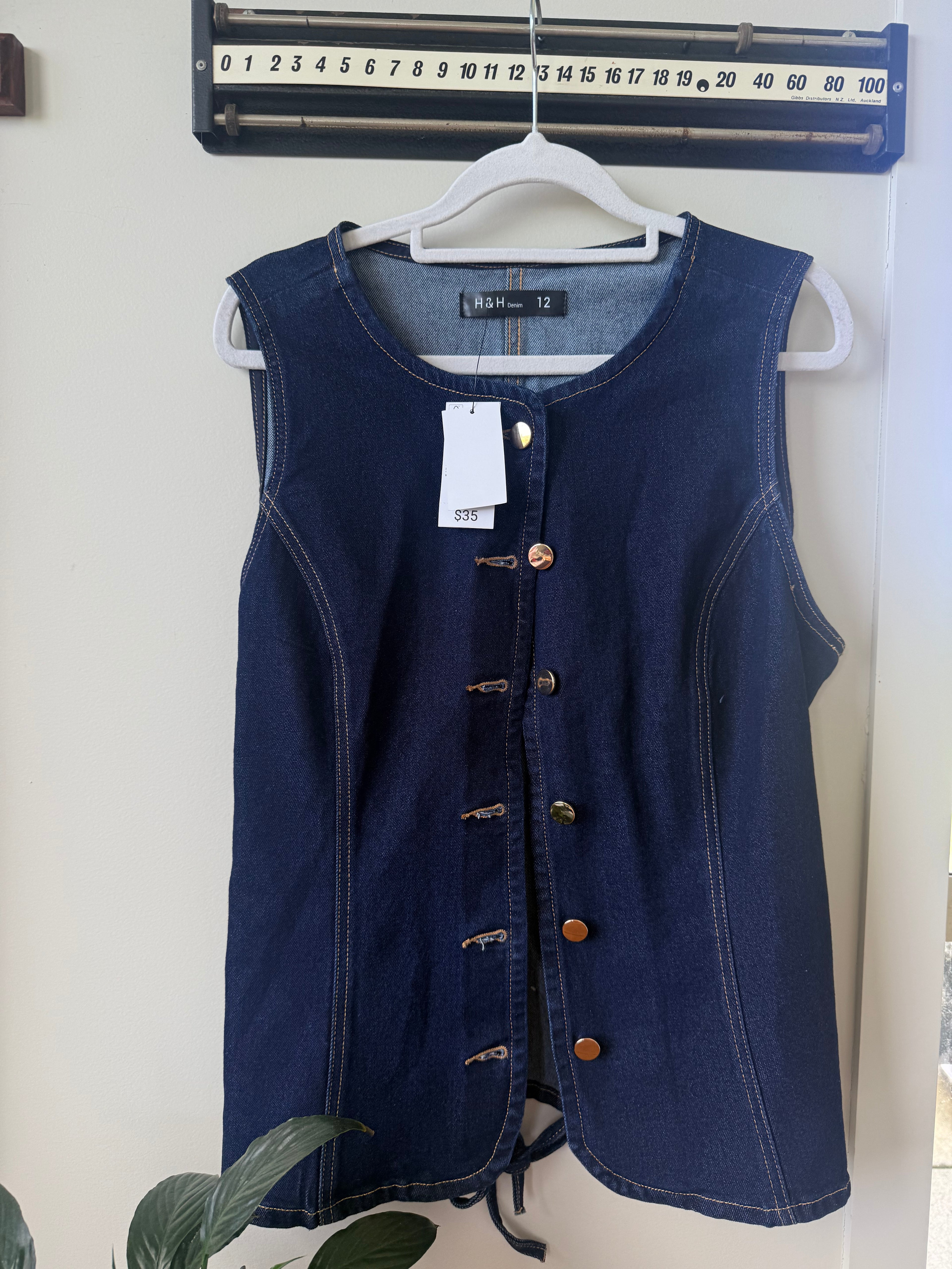 Denim Top / Size 12