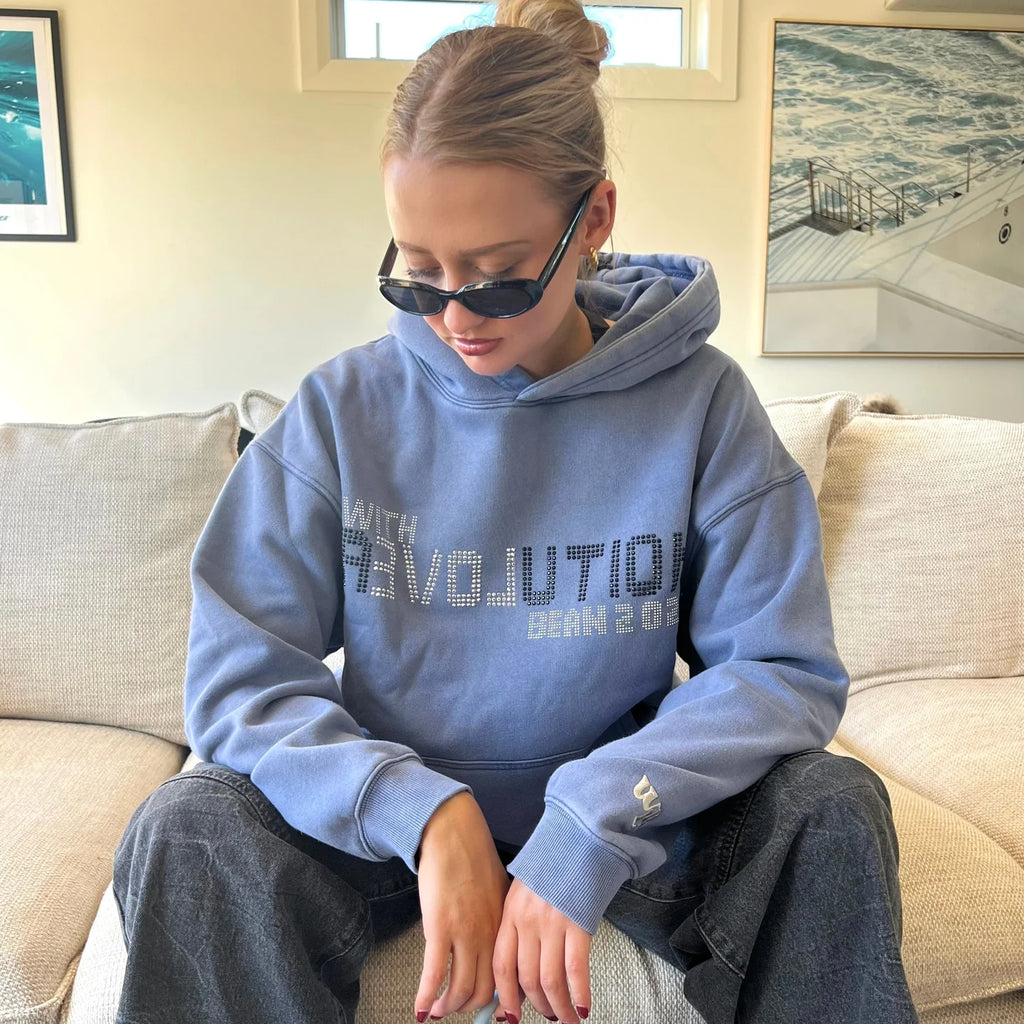 With Love Bean Hoodie / Size Large